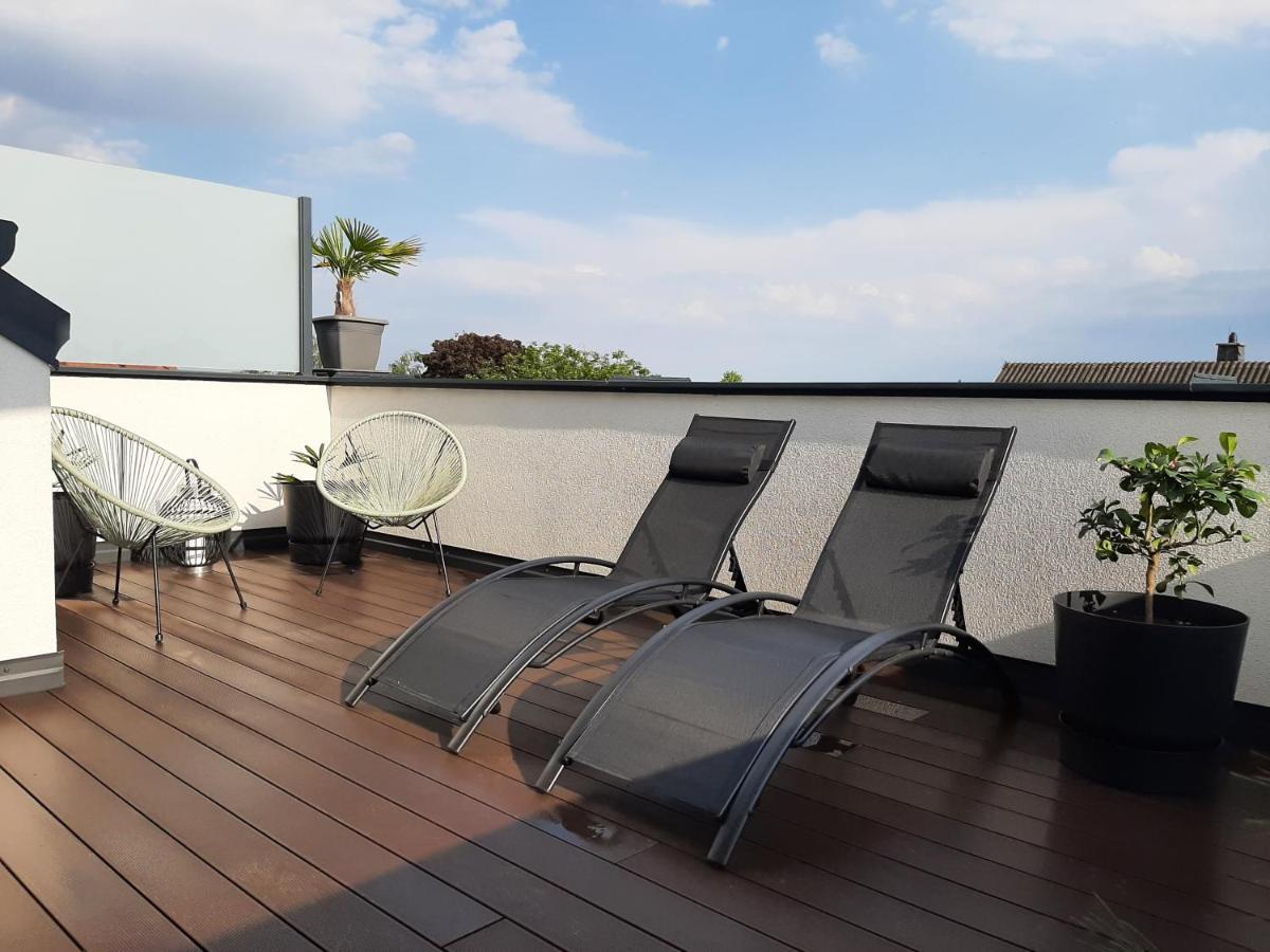 Penthouse Griemann 1 Mit Infrarotkabine Und Eigener Dachterrasse Fuer Max 4 Personen Illmitz Exteriér fotografie